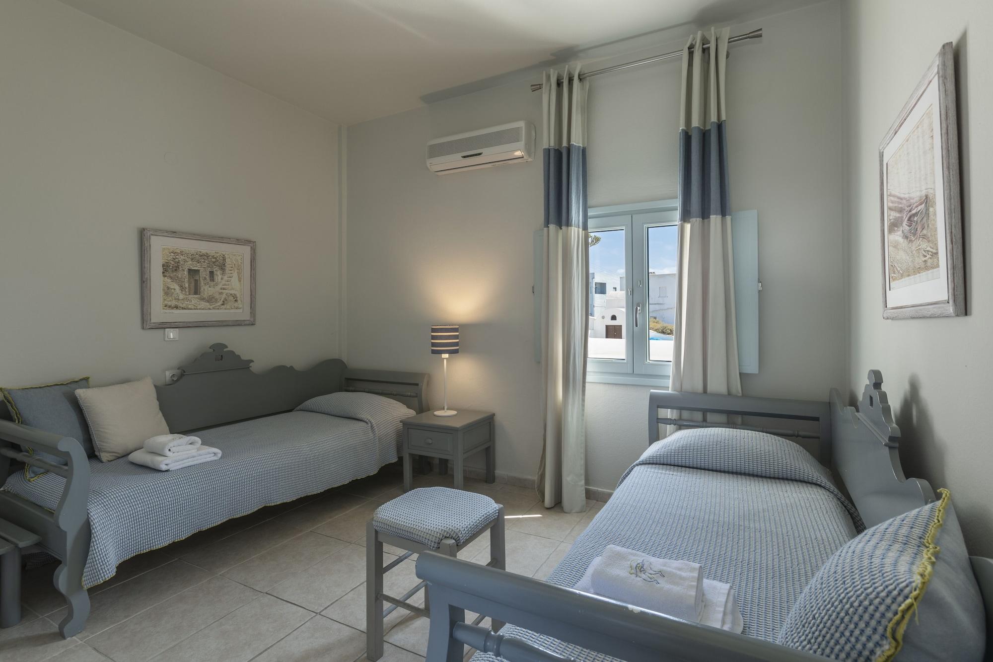 Blue Dolphins Apartments Firosztefáni Kültér fotó